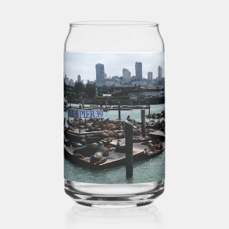 San Francisco and Pier 39 Can Glass