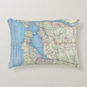 San Francisco and Vicinity Decorative Cushion