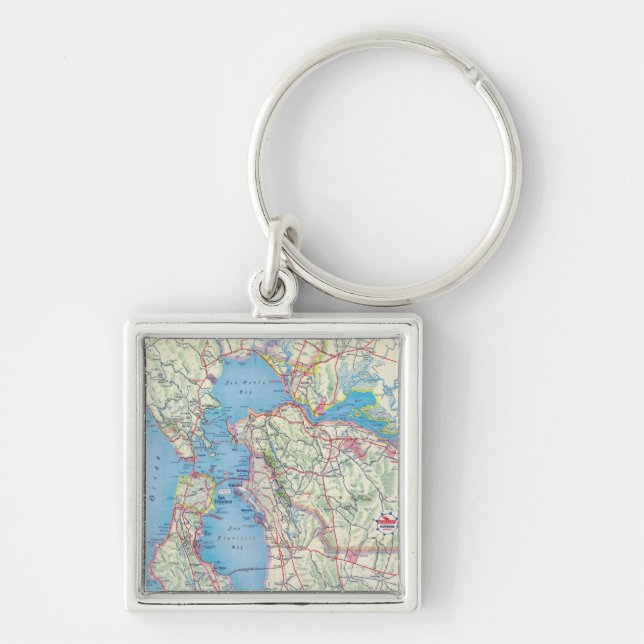 San Francisco and Vicinity Key Ring (Front)