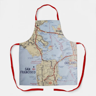 San Francisco Area Map Apron