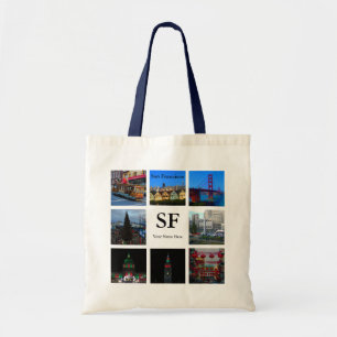 San Francisco Attractions Collage #3 Tote Bag