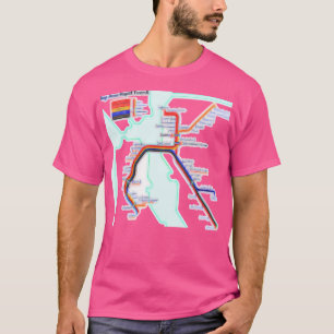 San Francisco Bart Map T-Shirt