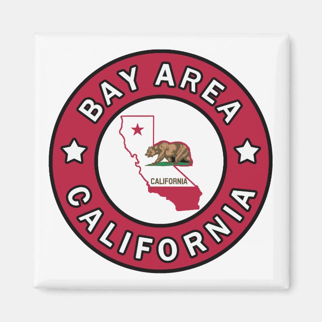 San Francisco Bay Area California Magnet (Front)