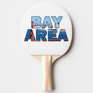 San Francisco Bay Area Ping Pong Paddle