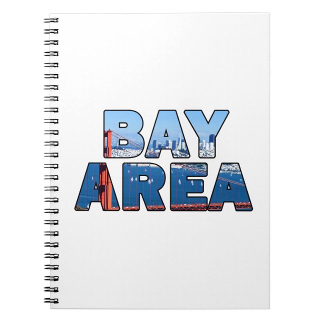 San Francisco Bay Area Spiral Notebook (Front)