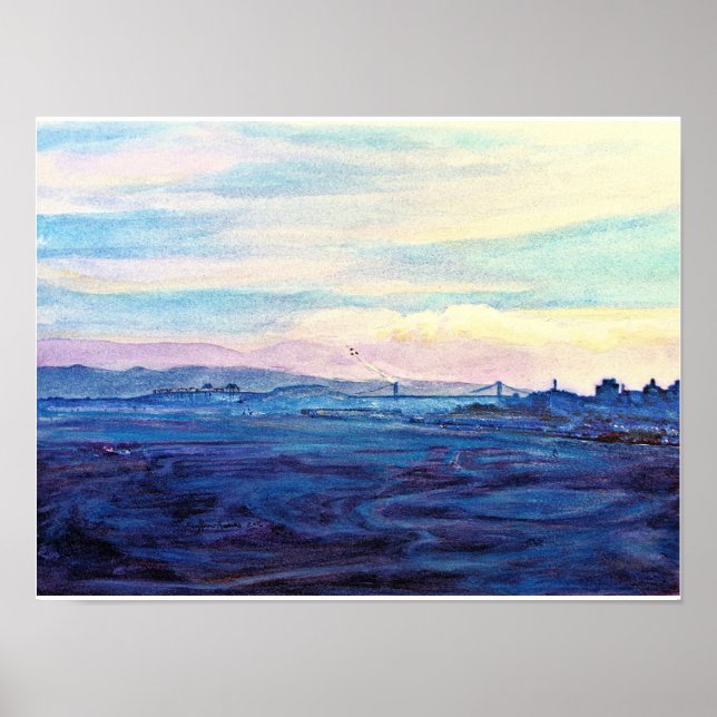 San Francisco Bay, Blue Angels 1984 Poster (Front)