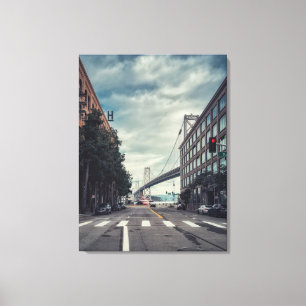 San Francisco Bay Bridge View Canvas Print