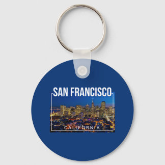 San Francisco Bay - California Cityscape  Key Ring