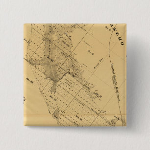 San Francisco Bay Salt Marsh 15 Cm Square Badge