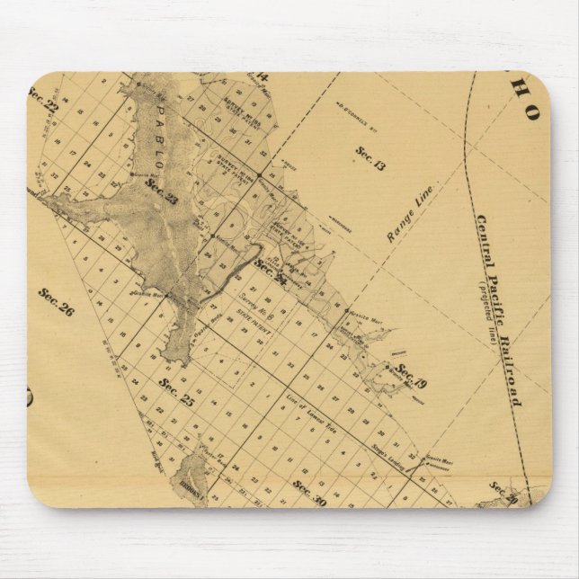 San Francisco Bay Salt Marsh Mouse Pad (Front)