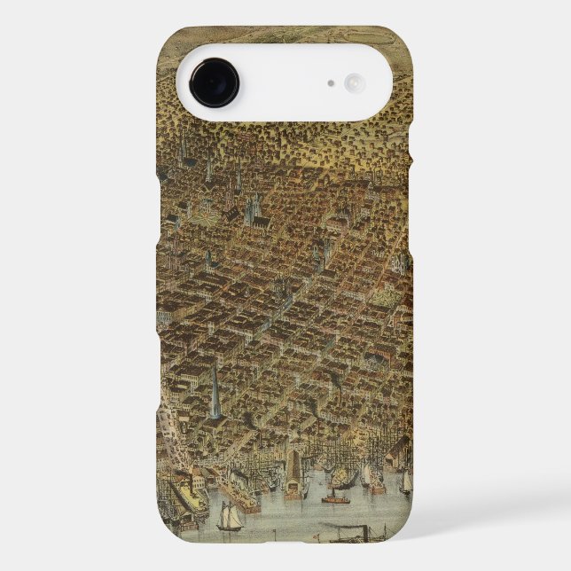San Francisco Birds eye view Barely There iPod Cover (Back)