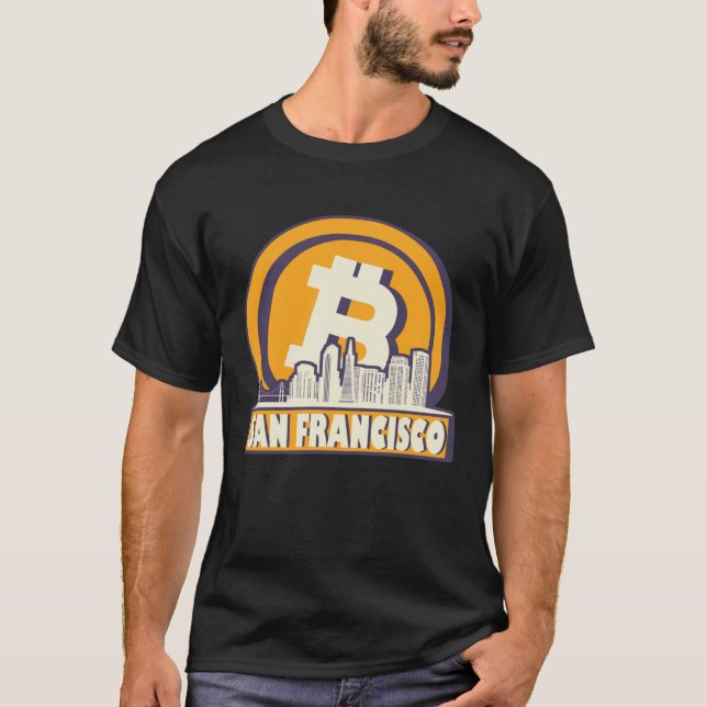 San Francisco Bitcoin Maximalist  San Francisco Sk T-Shirt (Front)