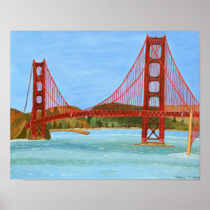 San Francisco Bridge Poster