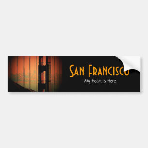 San Francisco Bumper Sticker - Customised