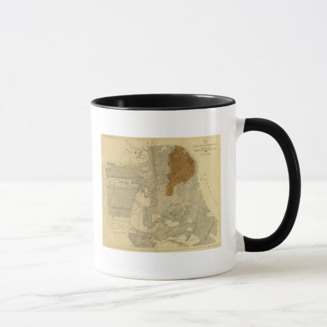 San Francisco burnt area, 1906 Mug (Right)