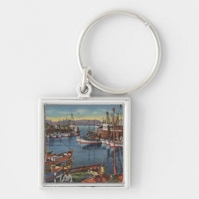 San Francisco, CA Fishing Fleet at Fisherman's Key Ring (Front)