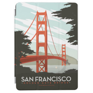 San Francisco, CA - Golden Gate Bridge iPad Air Cover