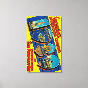 San Francisco, CA - Golden Gate Internat'l Canvas Print