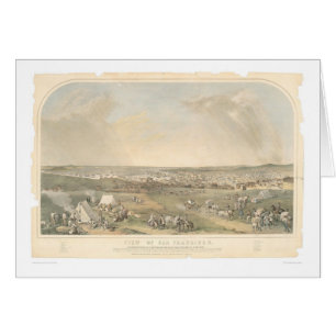 San Francisco, CA. Panoramic Map (1551A)