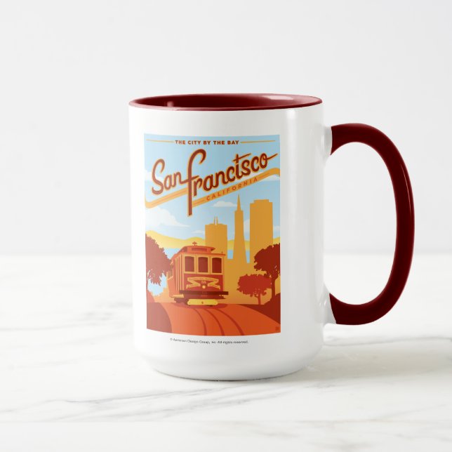 San Francisco, CA - The City by the Bay Mug (Right)