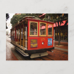 San Francisco Cable Car 2013 Calendar Postcard