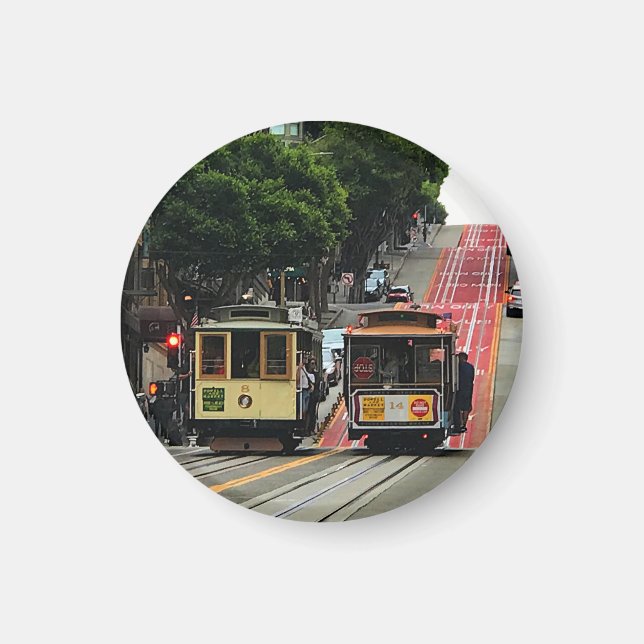 San Francisco Cable Car #2 Magnet (Front)