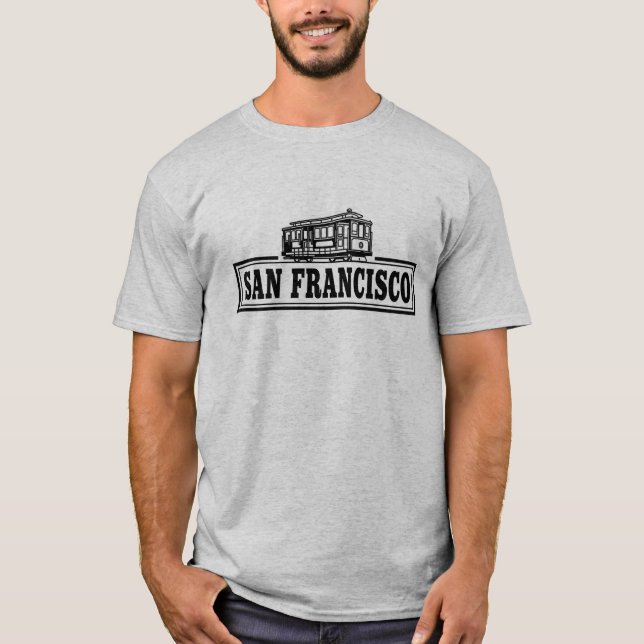 San Francisco Cable Car California  T-Shirt (Front)