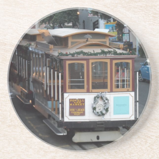 San Francisco Cable Car Coaster (Front)