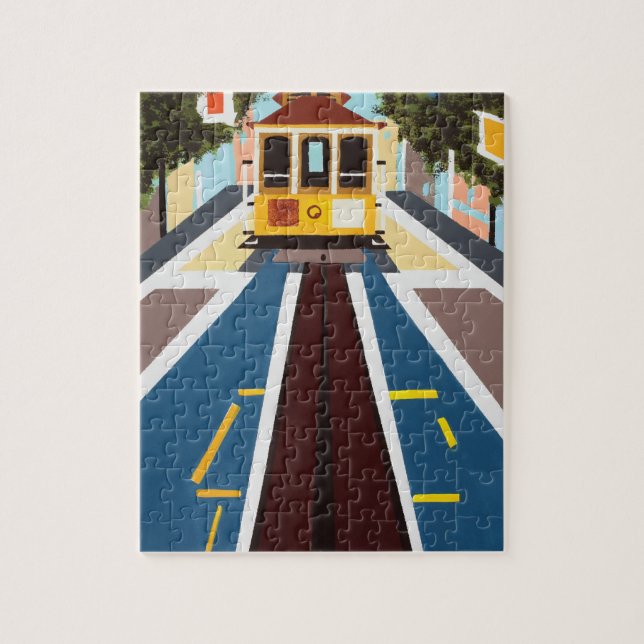 San Francisco Cable Car Puzzle (Vertical)