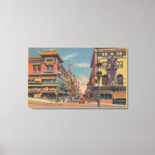 San Francisco, CAGrant Avenue in Chinatown Canvas Print