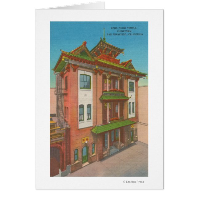 San Francisco, CAKong Chow Temple in Chinatown (Front)