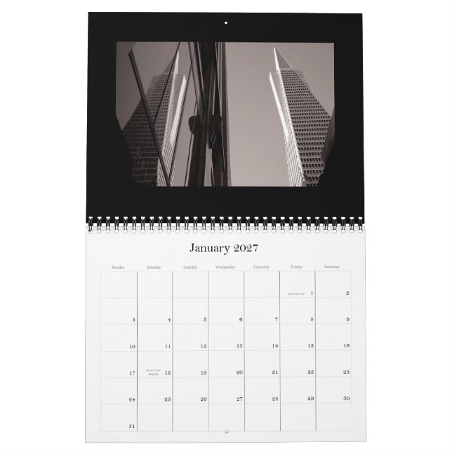 San Francisco Calendar (Jan 2027)