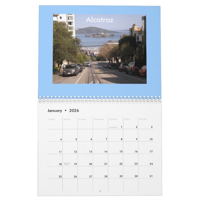 San Francisco Calendar 2015 (Jan 2026)