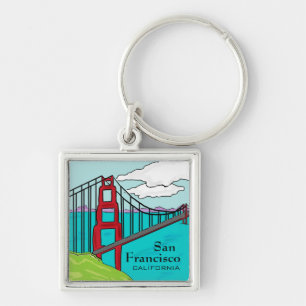 San Francisco Cali golden gate bridge keychain