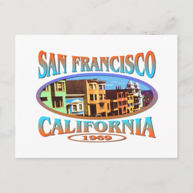 San Francisco California 1969 Postcard (Front)