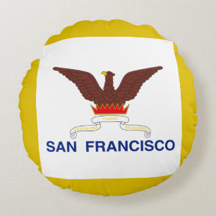 San Francisco (California) City flag Round Cushion