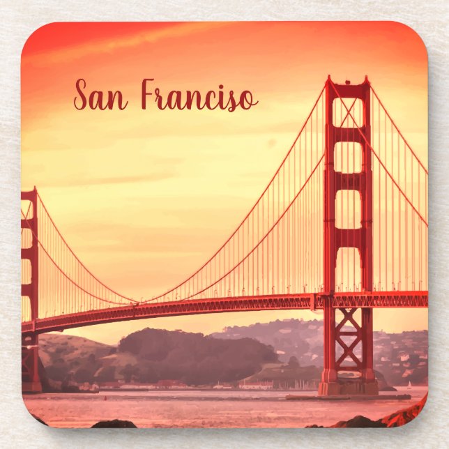 San Francisco California Coaster (Front)