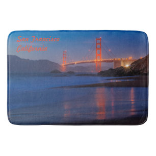 San Francisco California Golden Gate Bridge Bath Mat