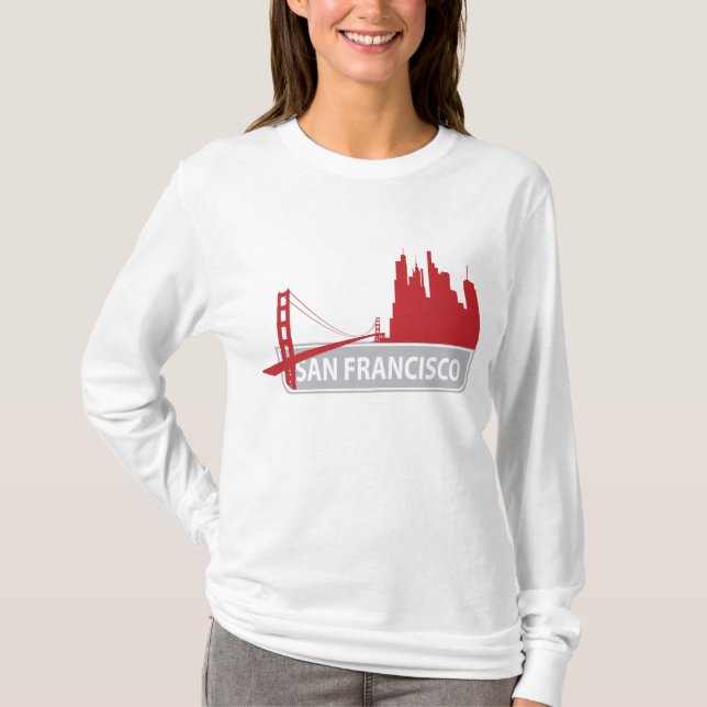 San Francisco California Golden Gate Bridge Tee (Front)