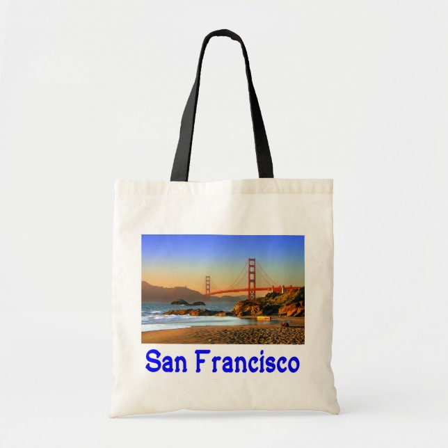 San Francisco, California Golden Gate Bridge Tote Bag (Front)