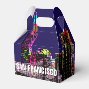 San Francisco, California in graffiti Favour Box