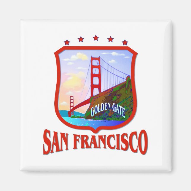 San Francisco California Magnet (Front)