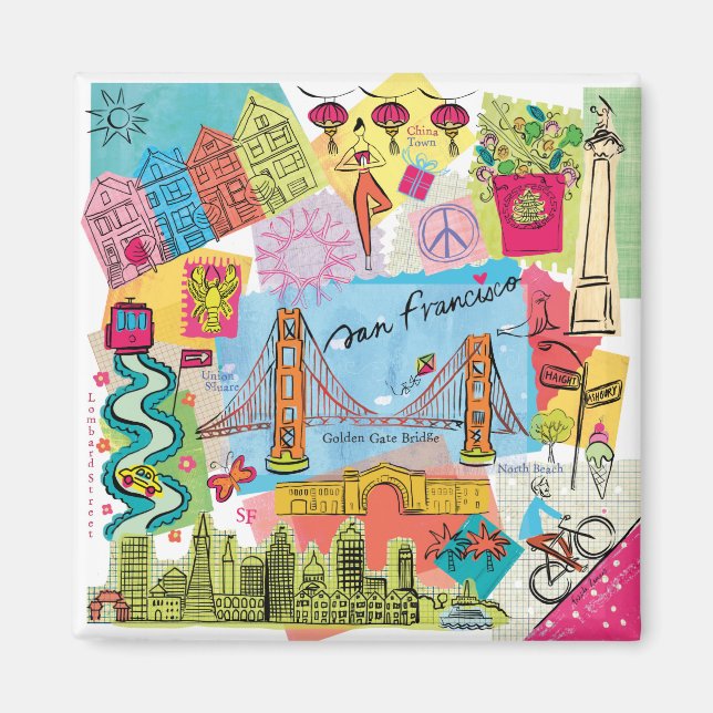 San Francisco, California Magnet (Front)