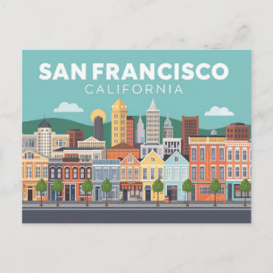 San francisco california postcard