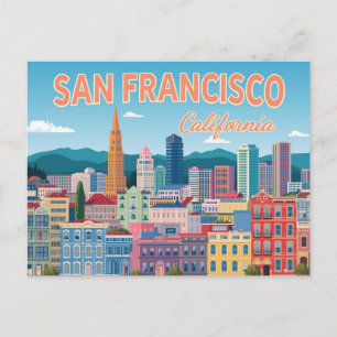San francisco california postcard