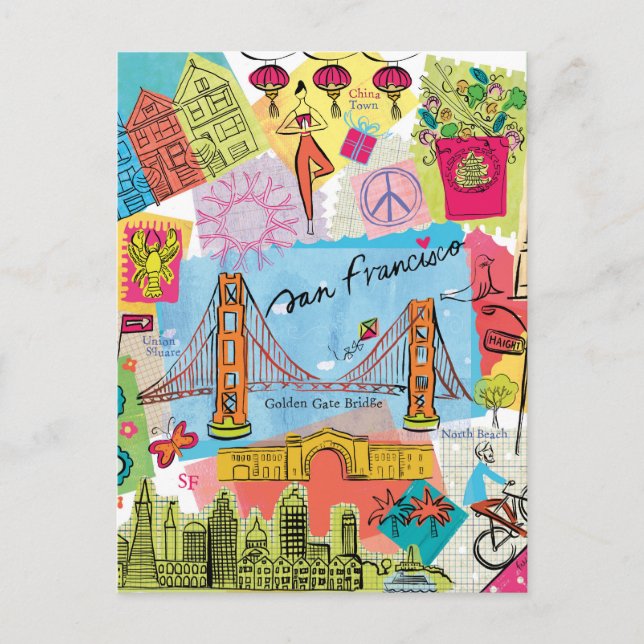 San Francisco, California Postcard (Front)