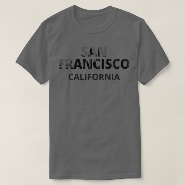 San Francisco California Skyline Pride I T-Shirt (Design Front)
