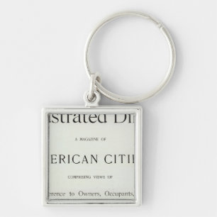 San Francisco California Title Page Key Ring