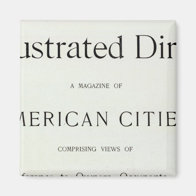 San Francisco California Title Page Magnet (Front)