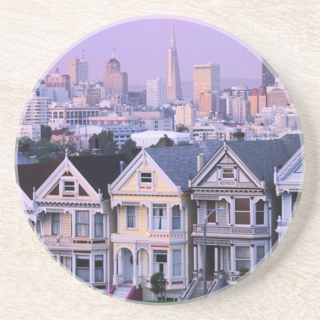 San Francisco, California. View of Victorian Coaster (Front)